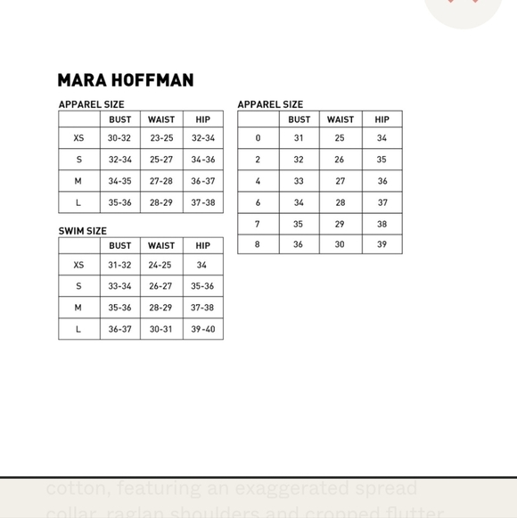 Mara Hoffman Phebe Top New With Tags Red Cotton - Picture 5 of 5